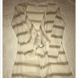 New York & Company loose knit Long open sweater